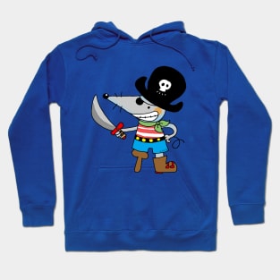 pirate mouse cartoon Hoodie